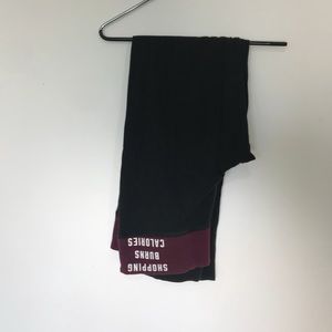 Victoria secret Pink Burgundy waist leggings